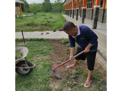 Pembersihan Area Belakang